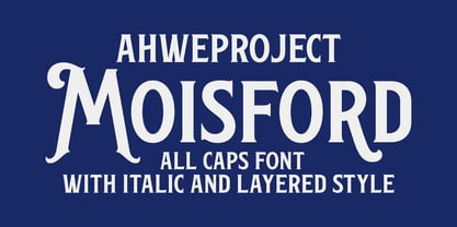 Moisford Font Poster 1