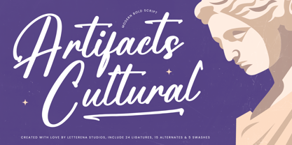 Artifacts Cultural Font Poster 1