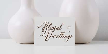 Amalfina Shinndy Font Poster 3