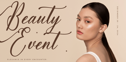 Amalfina Shinndy Font Poster 2