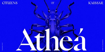 Athea Font Poster 1