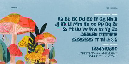 Maroon Eyes Font Poster 6