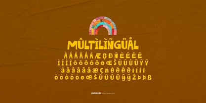 Maroon Eyes Font Poster 7