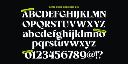 Glifta Font Poster 10