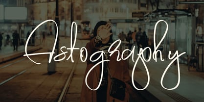 Astography Font Poster 1