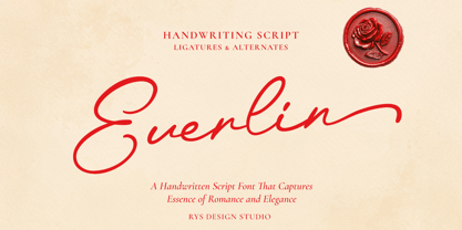 RYS Everlin Font Poster 1