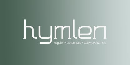 Hymlen Font Poster 1
