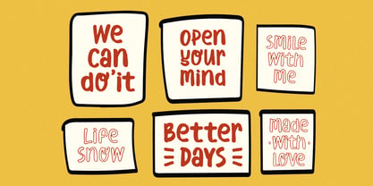 Memori Citrus Font Poster 8