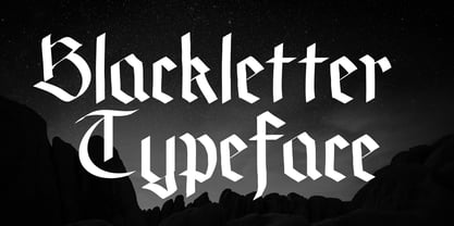 Wolves at Vespers Font Poster 3