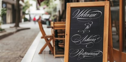 Asfekon Font Poster 9