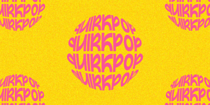 Quirkpop Font Poster 6