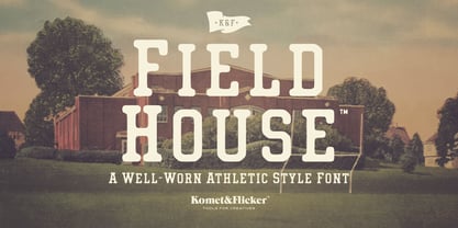 Field House Font Poster 1