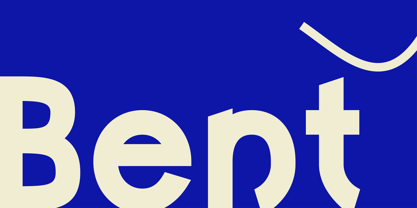 Bent Sans Font Poster 9