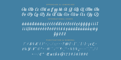 Kameli Antares Font Poster 15