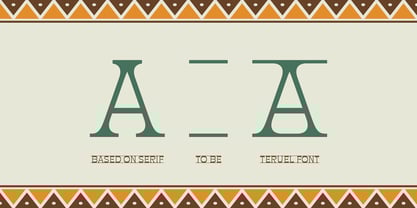 Teruel Font Poster 3