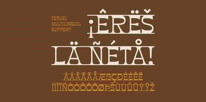 Teruel Font Poster 6