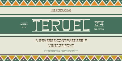 Teruel Font Poster 1