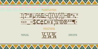 Teruel Font Poster 5