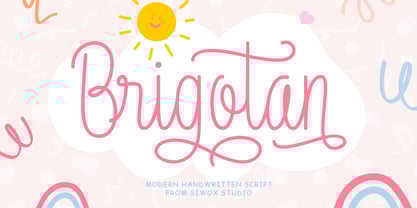 Brigotan Font Poster 1