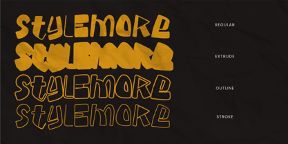 Randomly Font Poster 8