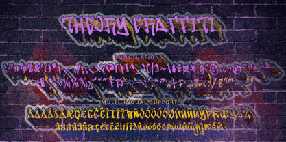 Theory Graffiti Font Poster 6