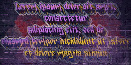 Theory Graffiti Font Poster 3