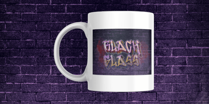 Theory Graffiti Font Poster 2