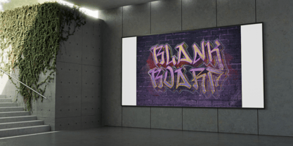 Theory Graffiti Font Poster 4
