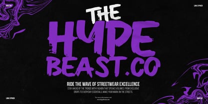 Link Cypher Font Poster 2