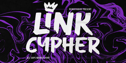 Link Cypher Font Poster 1