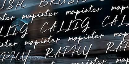 Jan Satipo Brush Font Poster 3