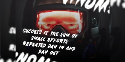 Vinomez Font Poster 8