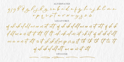 Grading Royal Font Poster 7