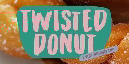 Twisted Donut Font Poster 1