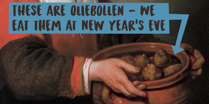 Twisted Donut Font Poster 3