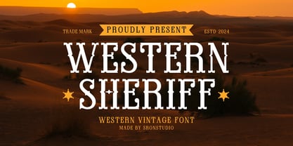 Western Sheriff Fuente Póster 1