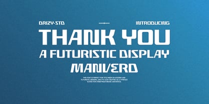 Manverd Font Poster 10