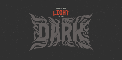 Hairy Metal Font Poster 4