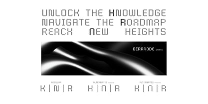 Geranode Font Poster 6