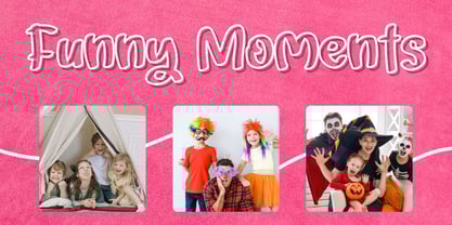 Playful Outline Font Poster 6