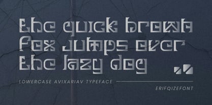 Avixariav Font Poster 5