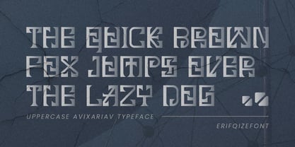 Avixariav Font Poster 3