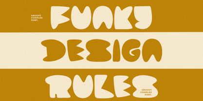 Groovy Complex Font Poster 4