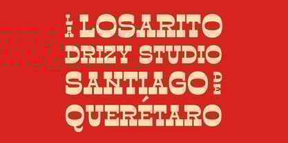 La Losarito Font Poster 2