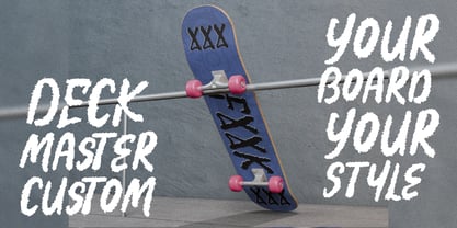 Montage Markers Font Poster 8
