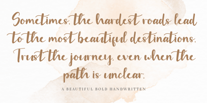 CF Niralise Vale Font Poster 2