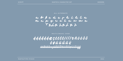 Ranteya Font Poster 15
