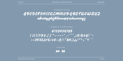 Ranteya Font Poster 14