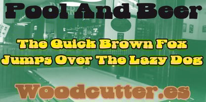 Pool And Beer Font Poster 2