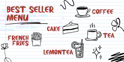 Scribble marker Font Poster 4